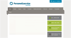 Desktop Screenshot of personellservice.no